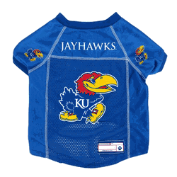 Kansas Jayhawks Pet Jersey Xtra Small