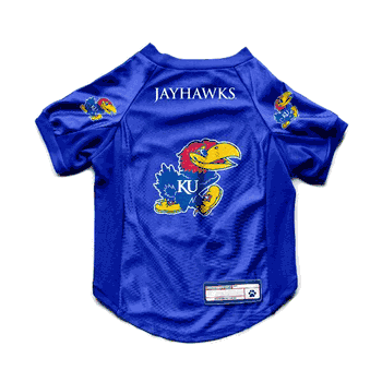 Kansas Jayhawks Pet Stretch Jersey XS