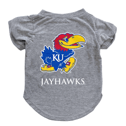 Kansas Jayhawks Pet T-Shirt Extra Small