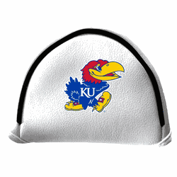 Kansas Jayhawks Putter Cover - Mallet (White)