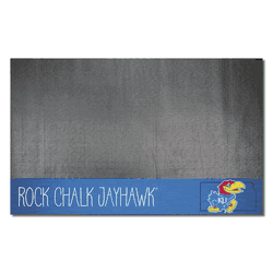 Kansas Jayhawks Southern Style Vinyl Grill Mat - 26in. x 42in.