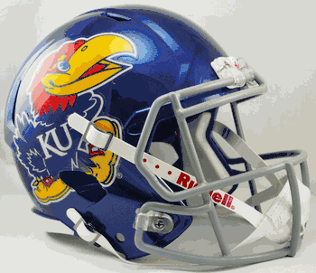 Kansas Jayhawks Speed Replica Full Size Football Helmet