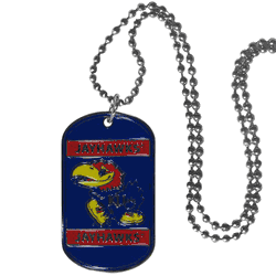 Kansas Jayhawks Tag Necklace