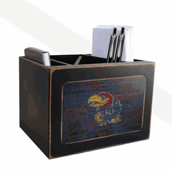 Kansas Jayhawks Team Color Desktop Organizer
