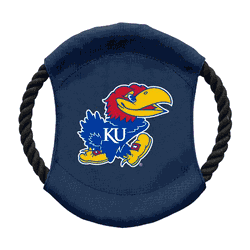 Kansas Jayhawks Team Flying Disc Pet Toy