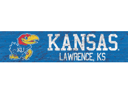 Kansas Jayhawks Team Name Sign