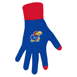 Kansas Jayhawks Waffle Knit Glove
