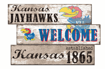 Kansas Jayhawks Welcome 3 Plank