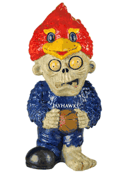 Kansas Jayhawks Zombie Figurine - Thematic w/Football CO