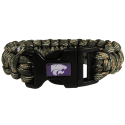 Kansas St. Wildcats Camo Survivor Bracelet