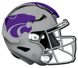 Kansas State Wildcats 12in Authentic Helmet Sign