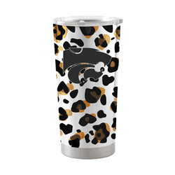 Kansas State Wildcats 20oz Neutral Leopard Stainless Steel Tumbler