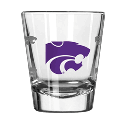 Kansas State Wildcats 2oz Satin Etch Shot Glass