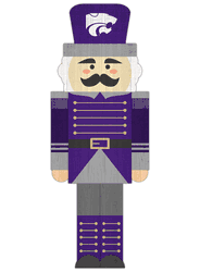 Kansas State Wildcats 31" Nutcracker Leaner