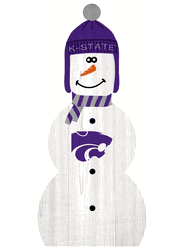 Kansas State Wildcats 31" Snowman Leaner