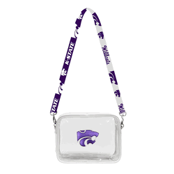 Kansas State Wildcats 3D Logo Clear Fanny Fan Purse