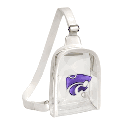 Kansas State Wildcats 3D Logo Clear Mini Sling