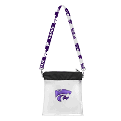 Kansas State Wildcats 3D Logo Clear Satchelette