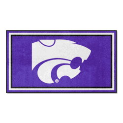 Kansas State Wildcats 3ft. x 5ft. Plush Area Rug