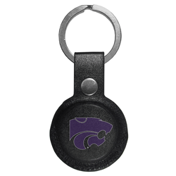 Kansas State Wildcats AirTag Compatible Leather Key Chain