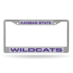 Kansas State Wildcats Alternate 12" x 6" Laser Cut Chrome Frame
