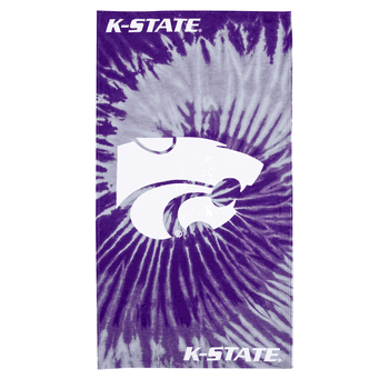 NCAA Kansas State Wildcats Pyschedelic Beach Towel