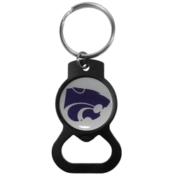 Kansas State Wildcats Bottle Opener Key Chain, Black