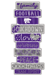 Kansas State Wildcats Celebrations Stack 24" Sign