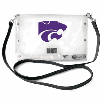 Kansas State Wildcats Clear Envelope Purse STRAP