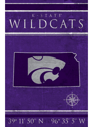 Kansas State Wildcats Coordinates 17x26