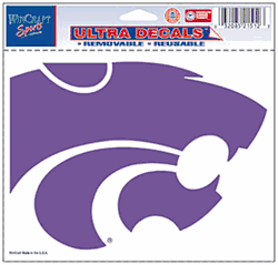 Kansas State Wildcats Decal 5x6 Ultra Color