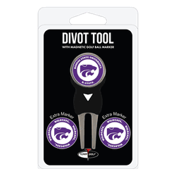 Kansas State Wildcats Divot Tool Pack - Signature tool w/ 3 markers