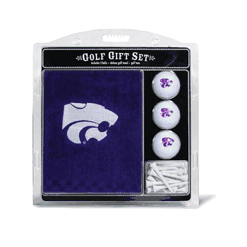Kansas State Wildcats Embroidered Towel Golf Gift Set