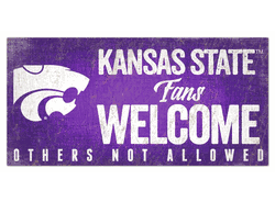 Kansas State Wildcats Fans Welcome Sign