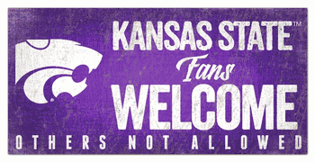 Kansas State Wildcats Fans Welcome Sign