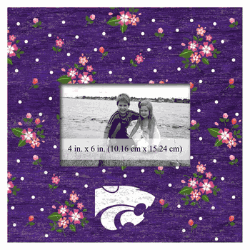 Kansas State Wildcats Floral 10x10 Frame