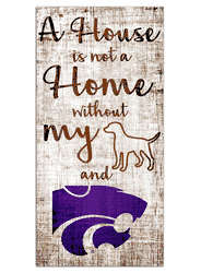 Kansas State Wildcats House is Not a Home 6x12 Sign
