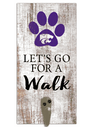 Kansas State Wildcats Leash Holder 6x12 Sign