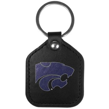 Kansas State Wildcats Leather Square Key Chains