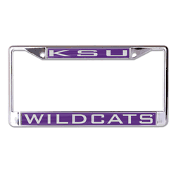 Kansas State Wildcats License Plate Frame - Inlaid