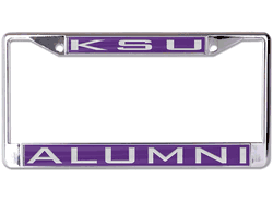 Kansas State Wildcats License Plate Frame - Inlaid - Alumni