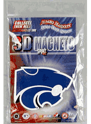 Kansas State Wildcats Magnet Jumbo 3D CO