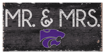 Kansas State Wildcats Mr & Mrs Sign