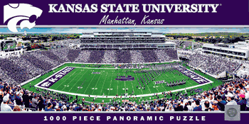 Kansas State Wildcats NCAA 1000pc Panoramic Puzzle