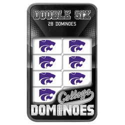 Kansas State Wildcats NCAA Dominoes