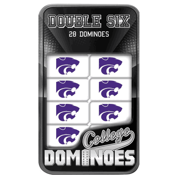 Kansas State Wildcats NCAA Dominoes