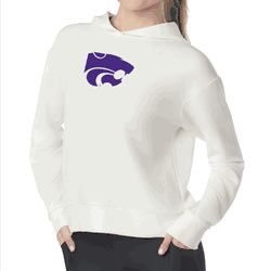 Kansas State Wildcats NCAA Kadi Waffle Hoodie Coconut Cream XXL