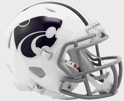 Kansas State Wildcats NCAA Mini Speed Football Helmet White