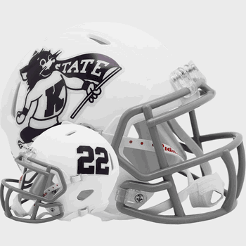 Kansas State Wildcats NCAA Mini Speed Football Helmet Willie Wildcat