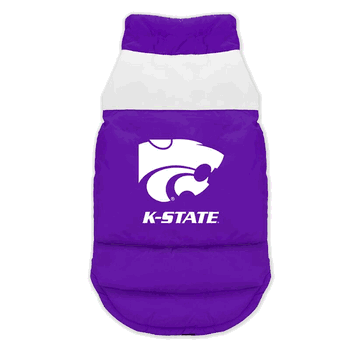 Kansas State Wildcats Pet Parka Puff Vest Small
